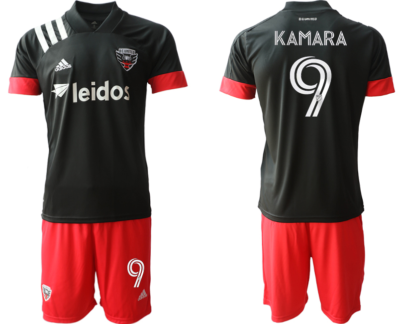 Men 2020-2021 club Washington DC Union home #9 black Soccer Jerseys